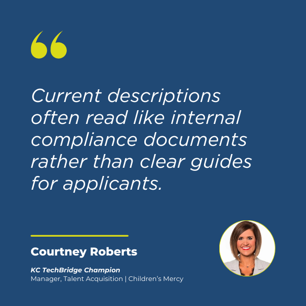 A Champion’s Perspective: Job Descriptions Often Read Like Internal Compliance Docs
