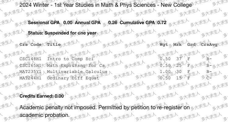 25停学案例5｜ GPA0.7｜延迟毕业，经济压力大，妈妈很发愁