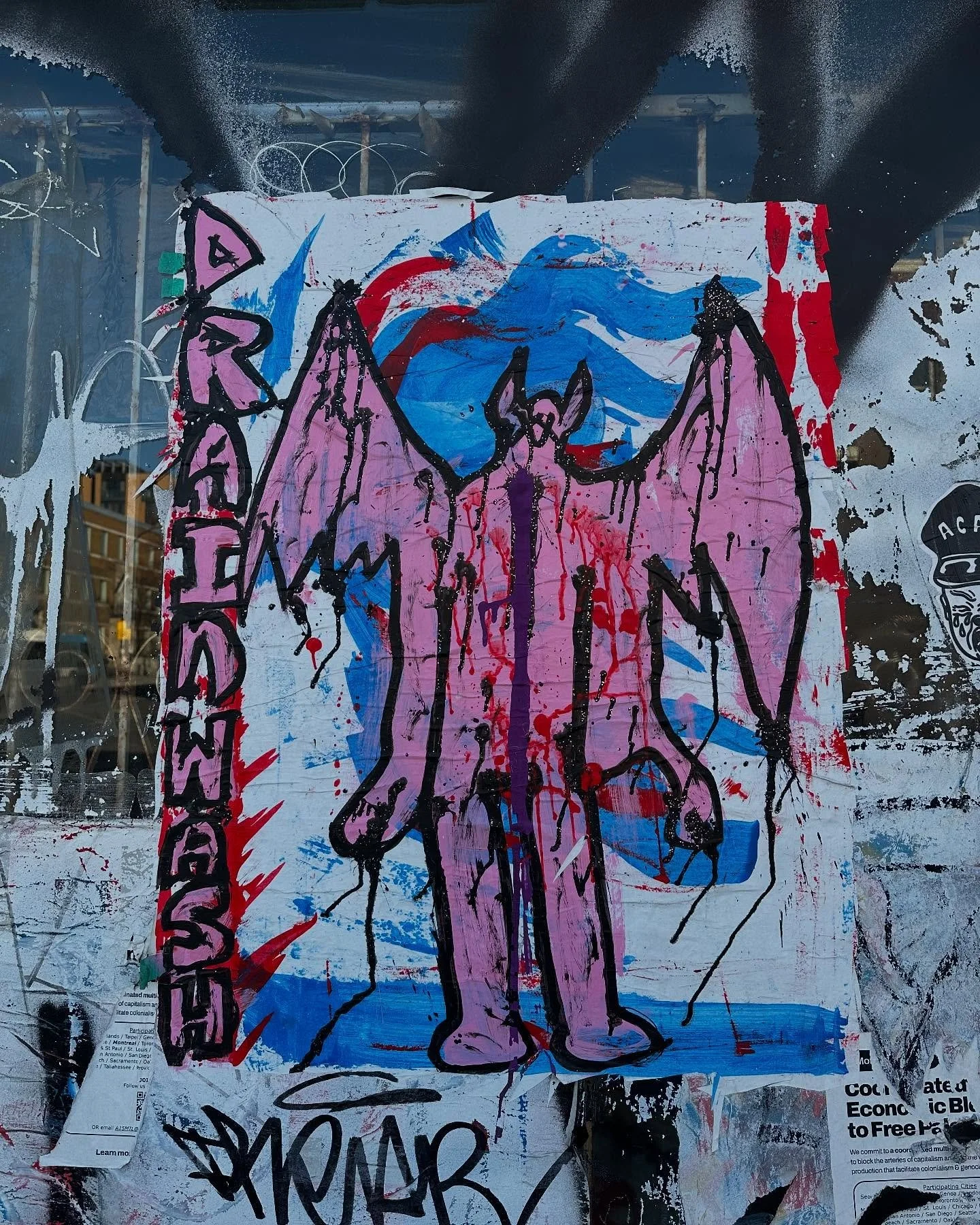 👌survivor.
#streetart #pasteup #pasteupartist #pasteupart #punkart