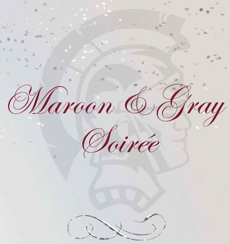 Maroon & Gray Soirée