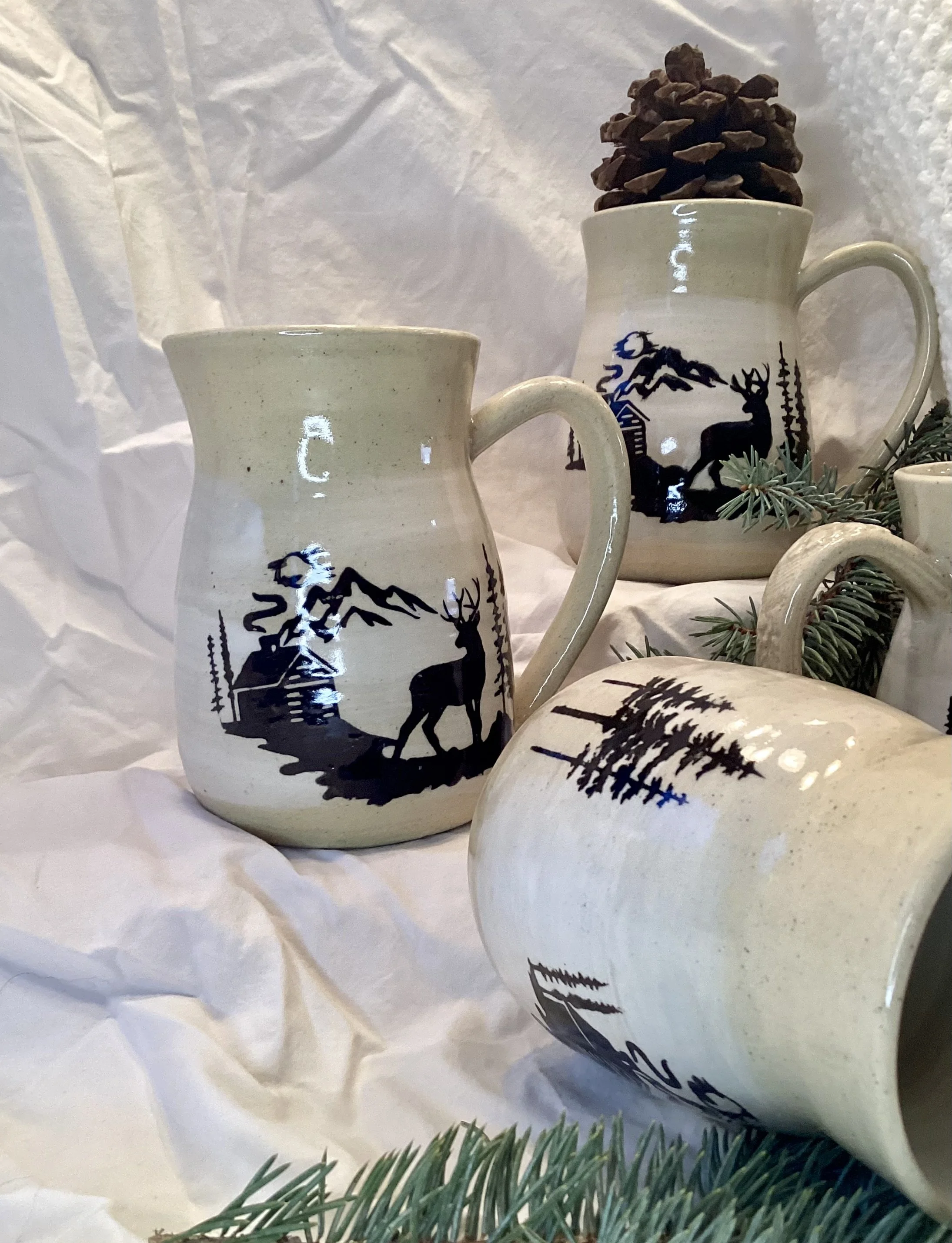 Deer In The Mountains Mug