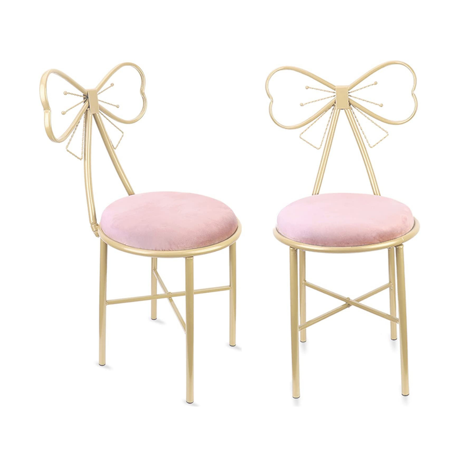 Gold Bow Children's Chair