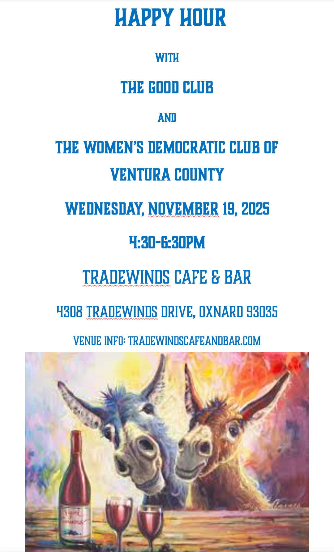 November Happy Hour