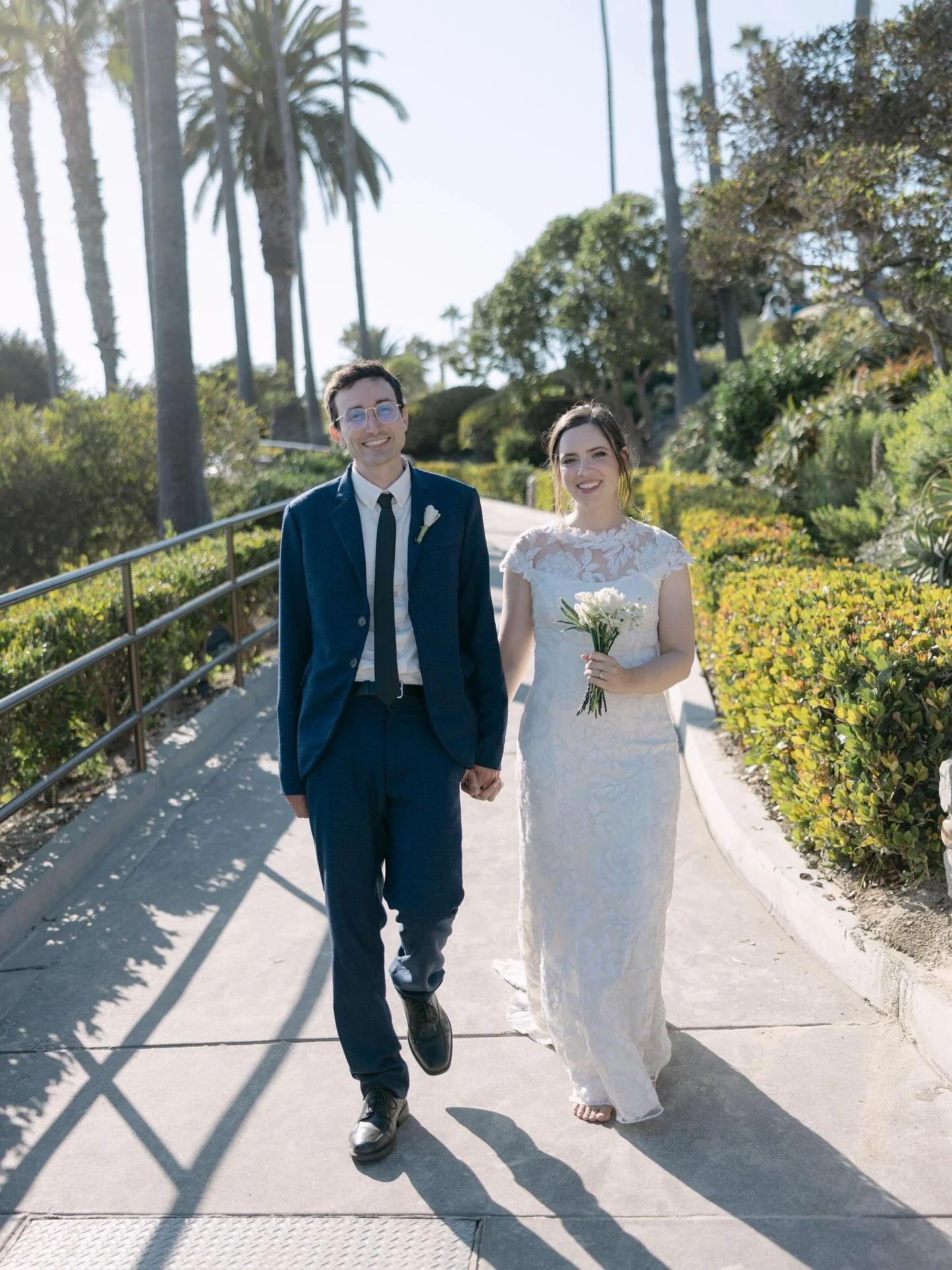 Our client looks absolutely beautiful in her wedding dress that we altered! 💍👰&zwj;♂️🤵&zwj;♂️

The work we did includes take in the dress at the body, back, and neck, shorten the length with multiple layers and keeping the train, and add a loop at