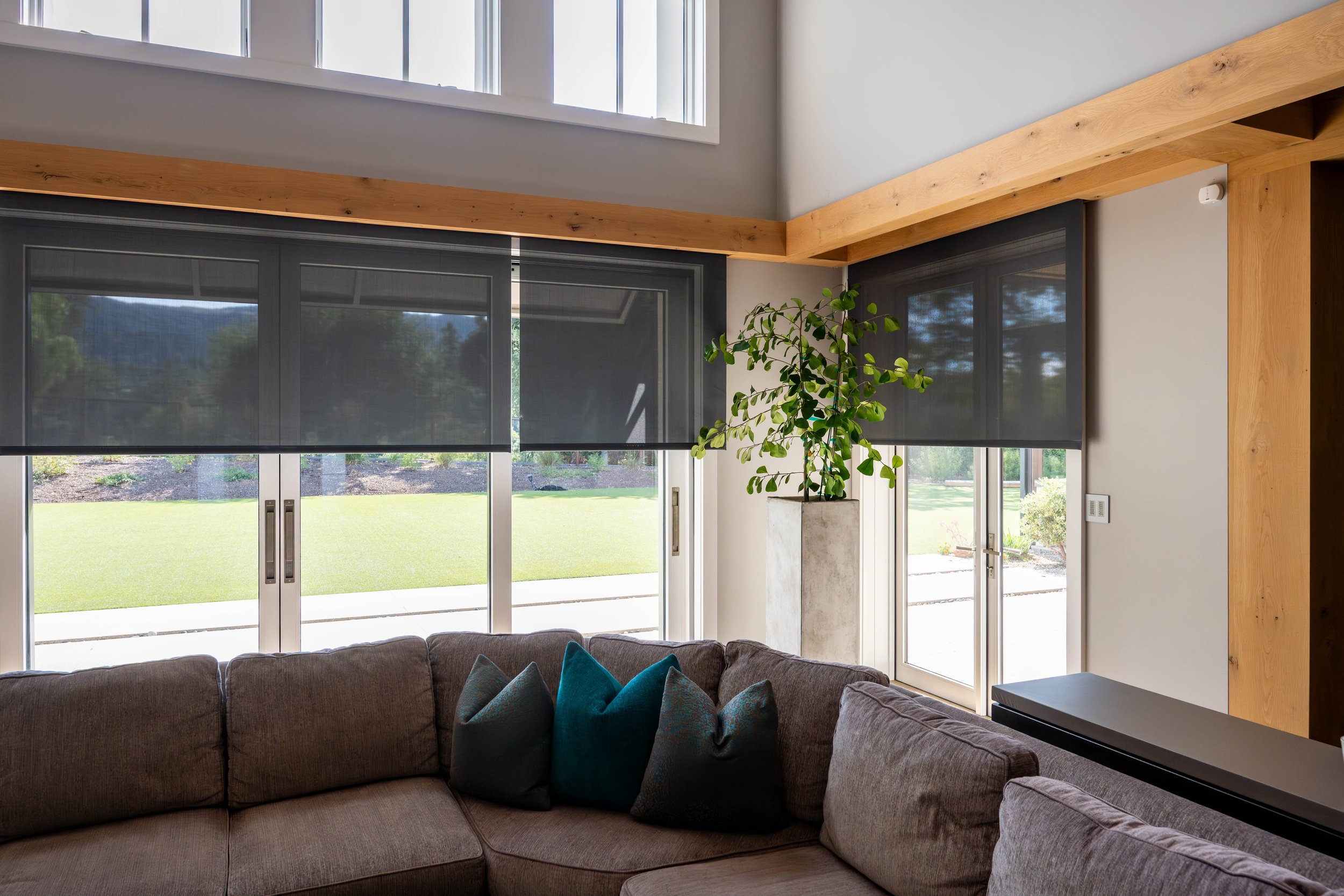 roller shades in salt lake city home