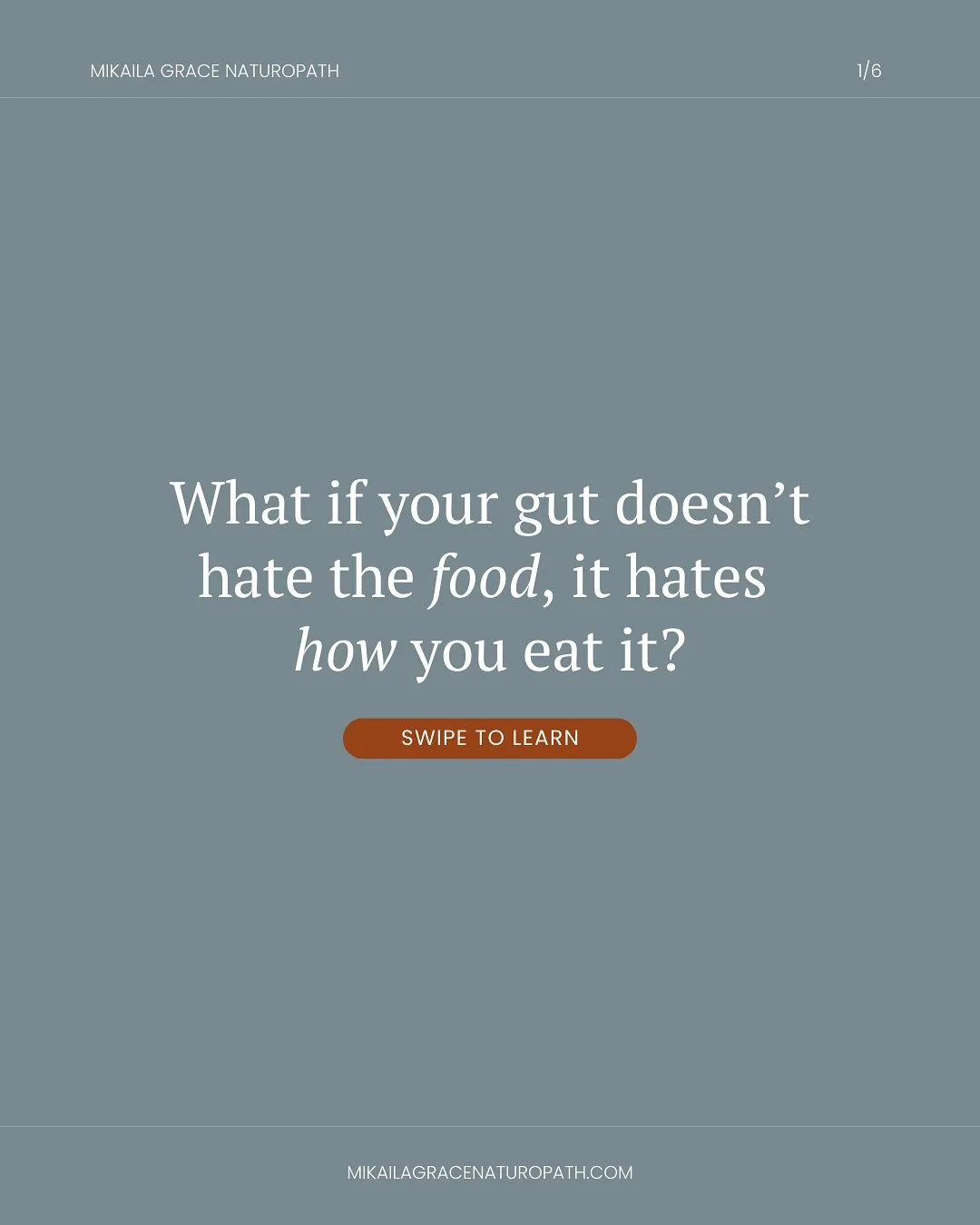Next time you feel bloated after a meal&hellip; pause before blaming the food.

Sometimes it&rsquo;s not what you ate, but how you ate it.

Before jumping to conclusions about food sensitivities, ask yourself:

🧠 Was I feeling stressed or anxious?
?