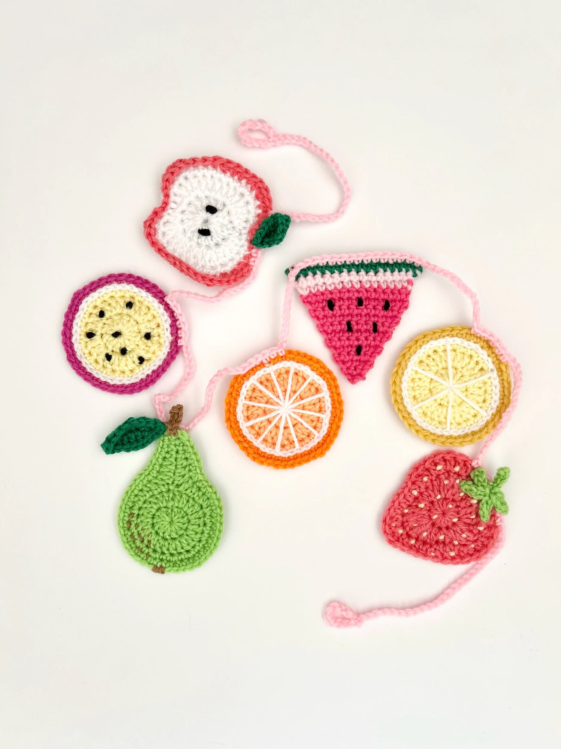 Crochet Fruit Salad Bunting