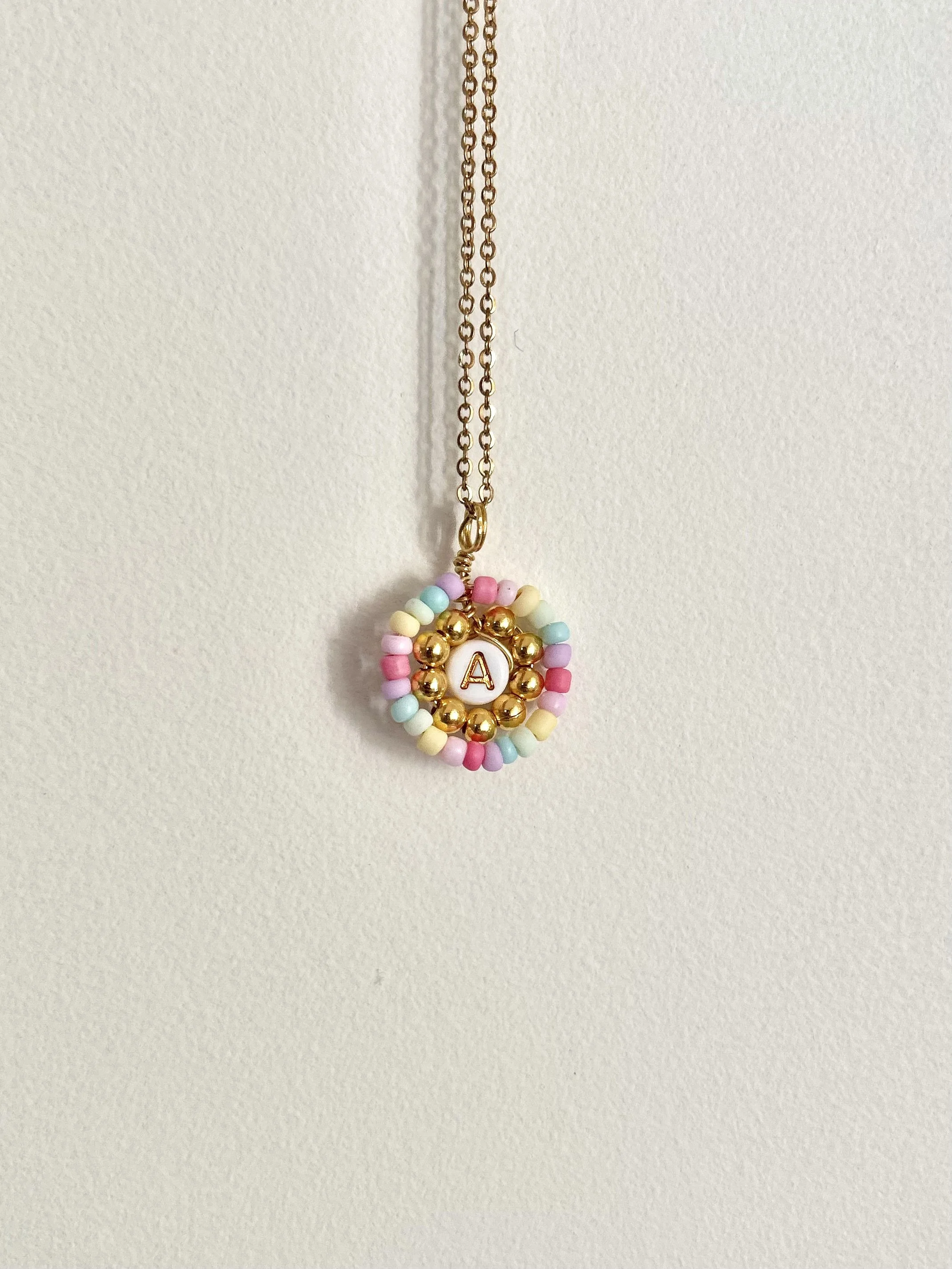 Daisy Initial Necklace