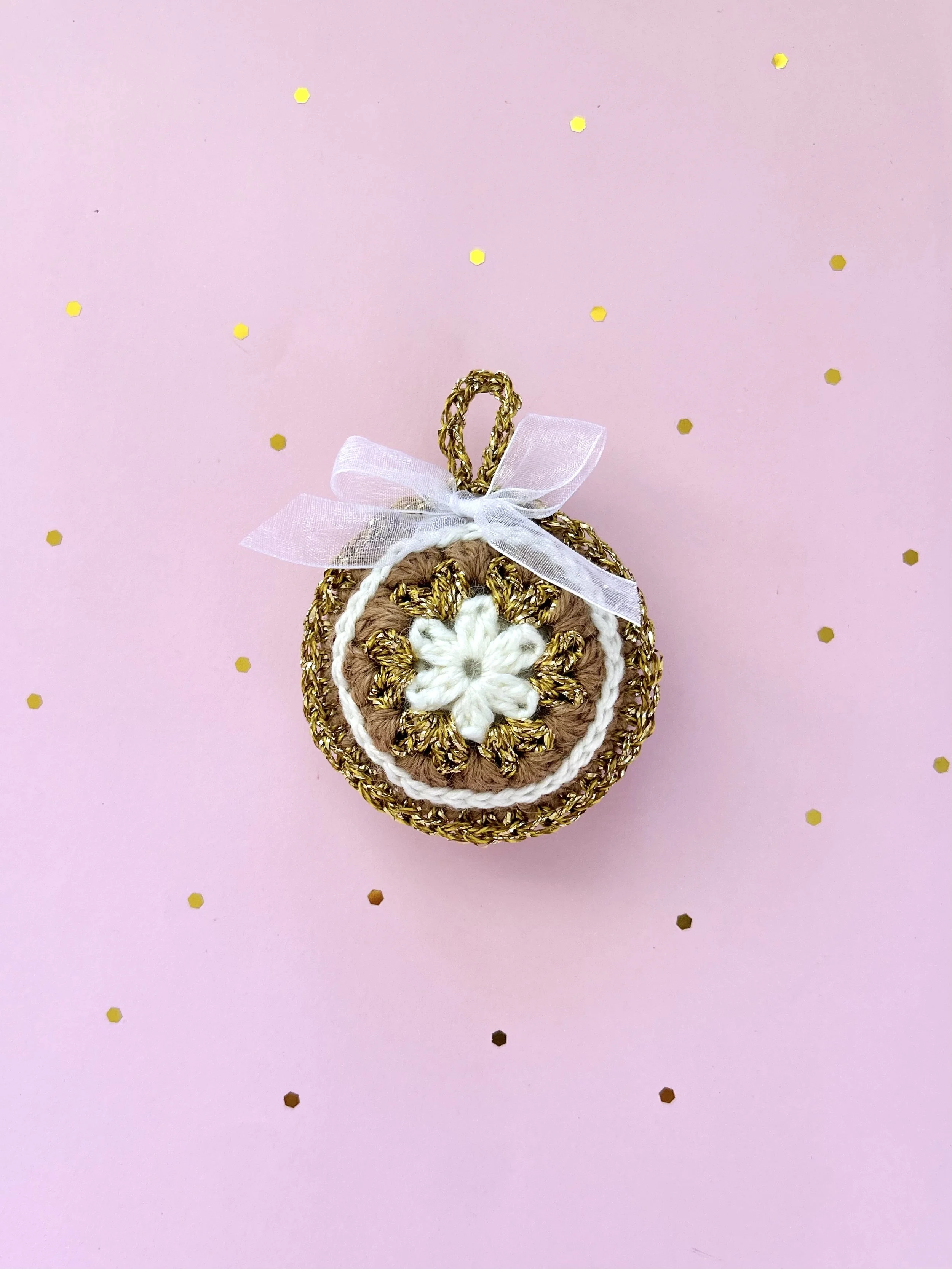 Crochet Ornament - Gingerbread
