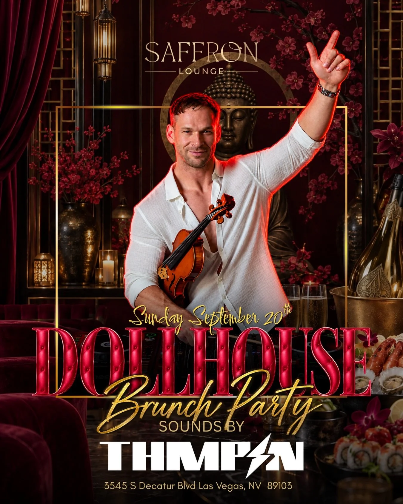 Tomorrow playing the @saffronloungelv 🎻 See you all there 🙌