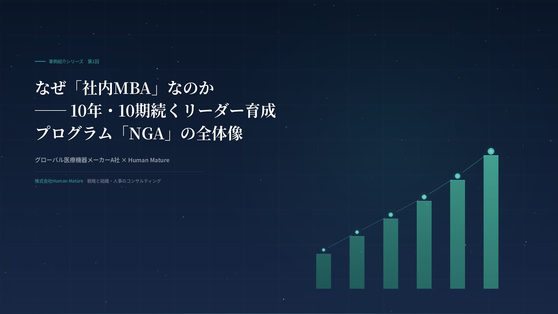 なぜ「社内MBA」なのか── 10年・10期続くリーダー育成プログラム 「NGA」の全体像