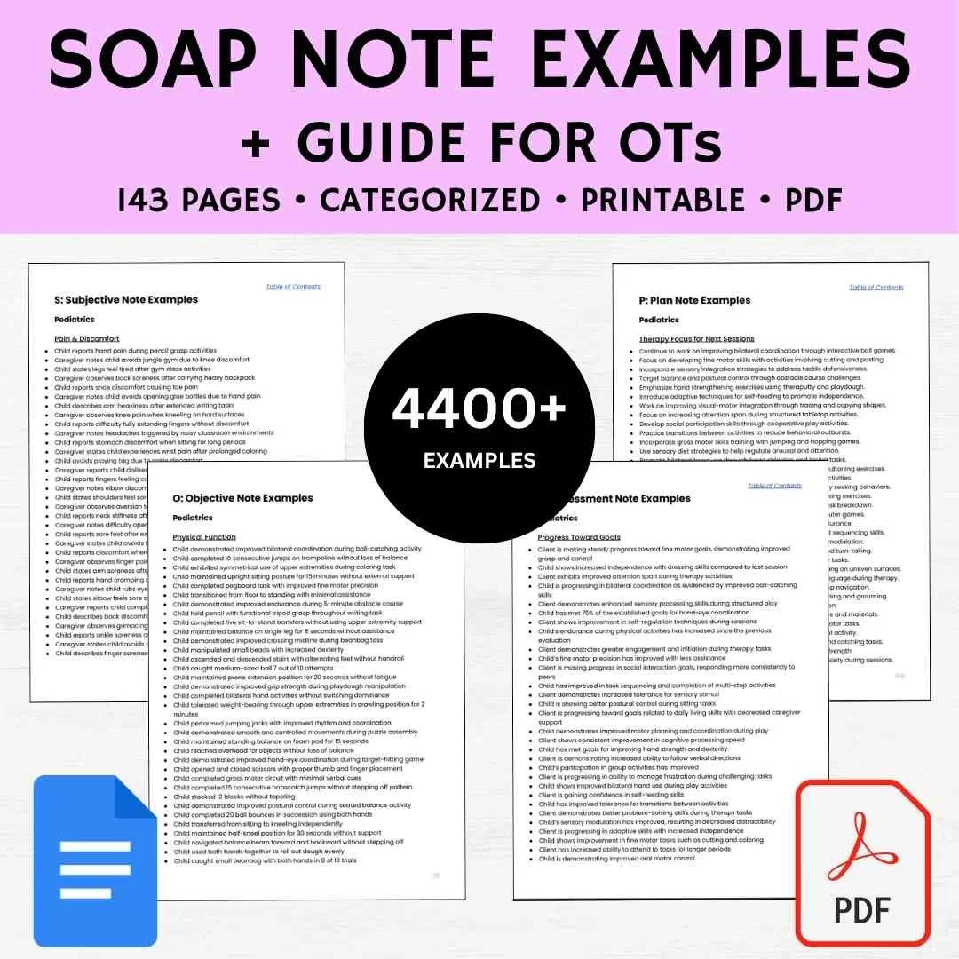 ot progress note example pediatric ot soap note example ot soap note example pdf ot soap note cheat sheet pdf progress