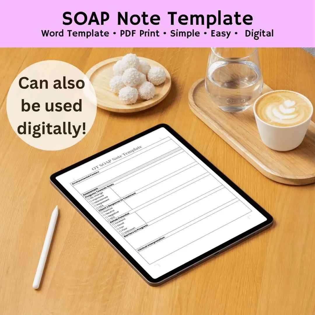 ot soap note template ot soap note occupational therapy soap note template occupational therapy soap notes ot note pdf