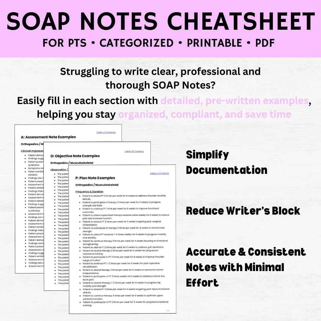 physical therapy soap note example physical therapy soap note pdf pt soap note assessment soap note pt example pt soap
