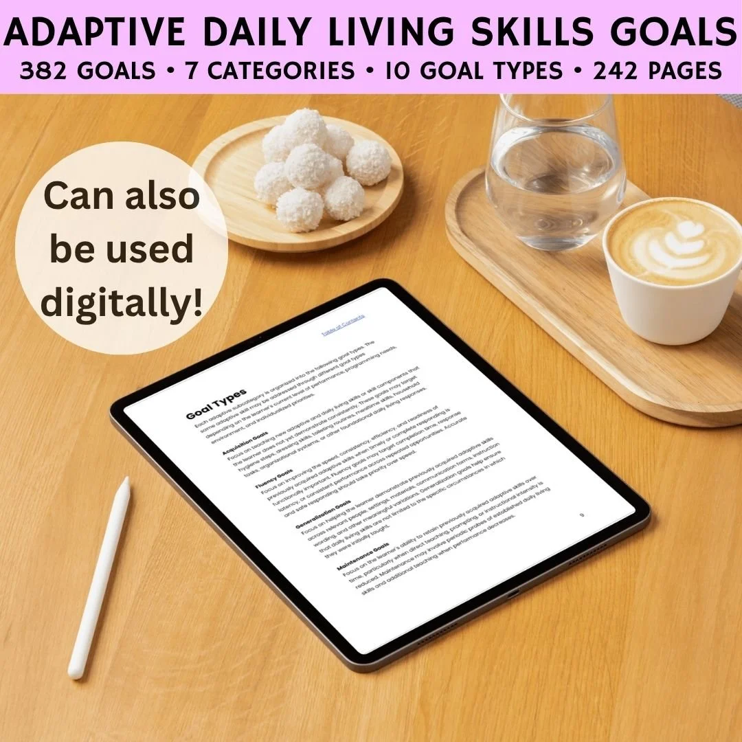 daily living goals daily living goals examples daily living goals for iep daily living skills iep goals