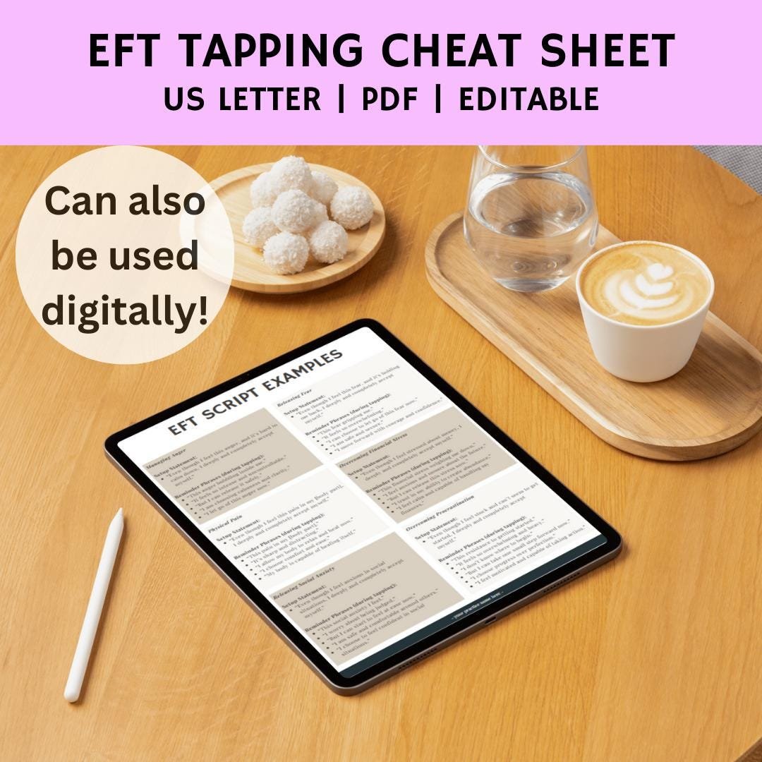 emotional freedom technique (eft) emotional freedom technique pdf eft cheat sheet eft tapping cheat sheet
