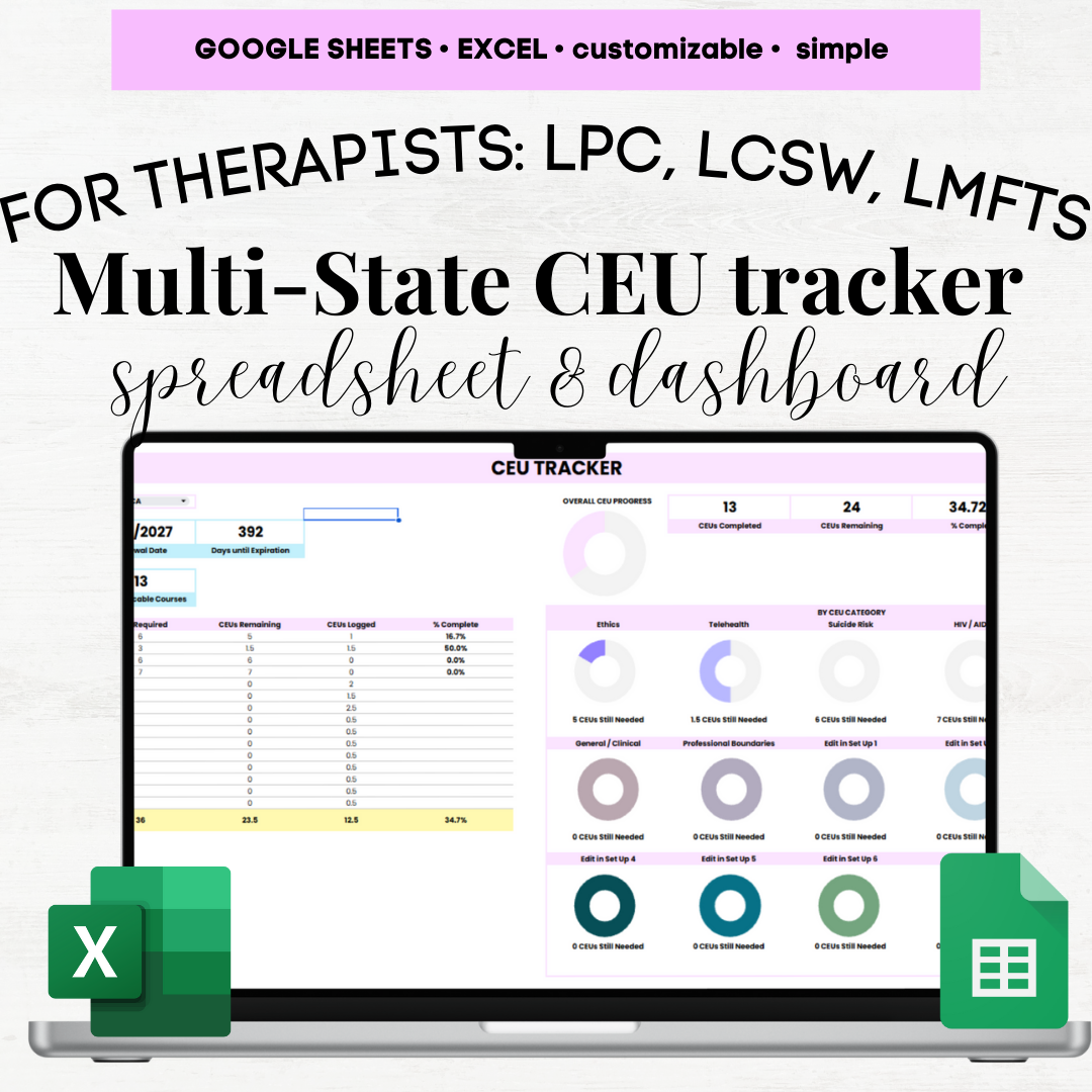 CEU Tracker Social Work - Multiple States