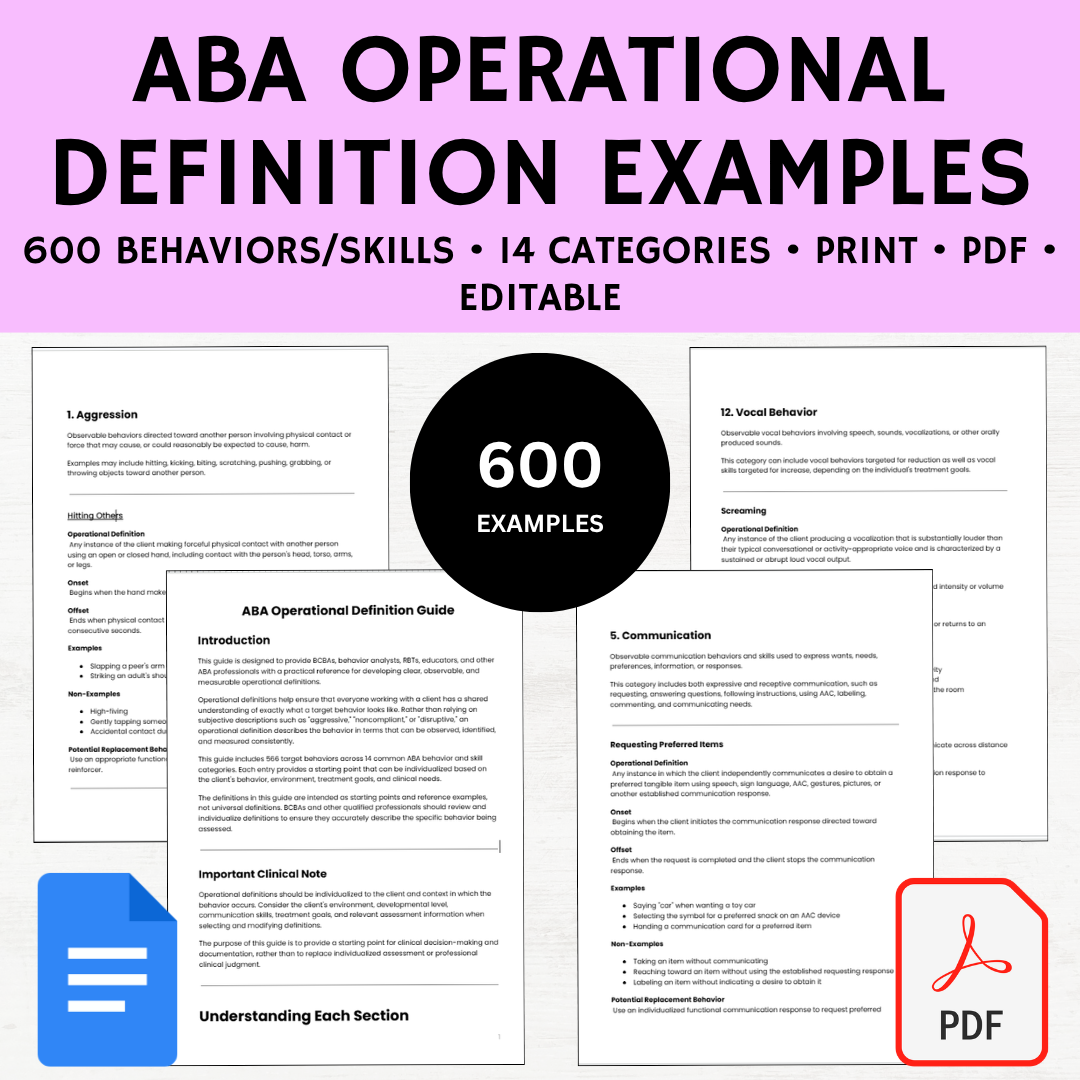 operational definition aba examples operational definition aba examples pdf operational definition aba pdf