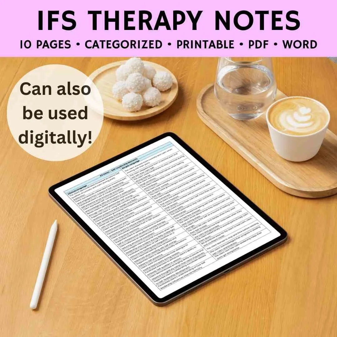 ifs progress note template ifs progress notes ifs progress note example internal family systems progress note