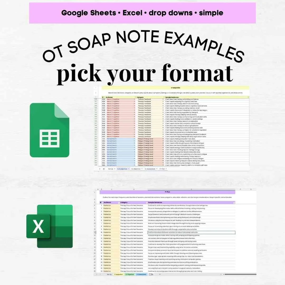 ot soap note example ot soap note cheat sheet occupational therapy soap note example ot progress note ot soap notes