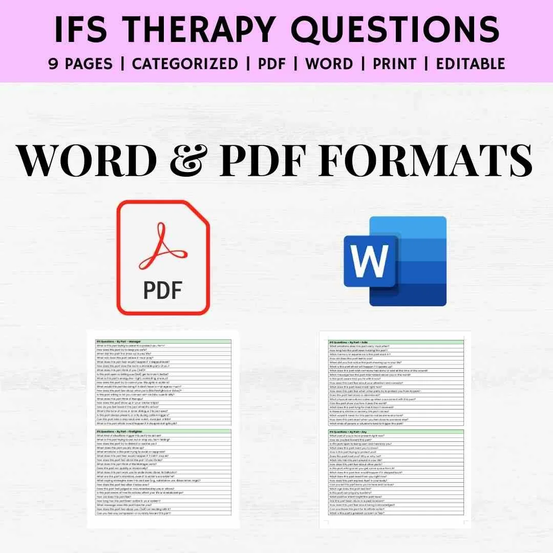 internal family systems questions ifs questions to ask parts pdf ifs questions to ask parts ifs therapy questions