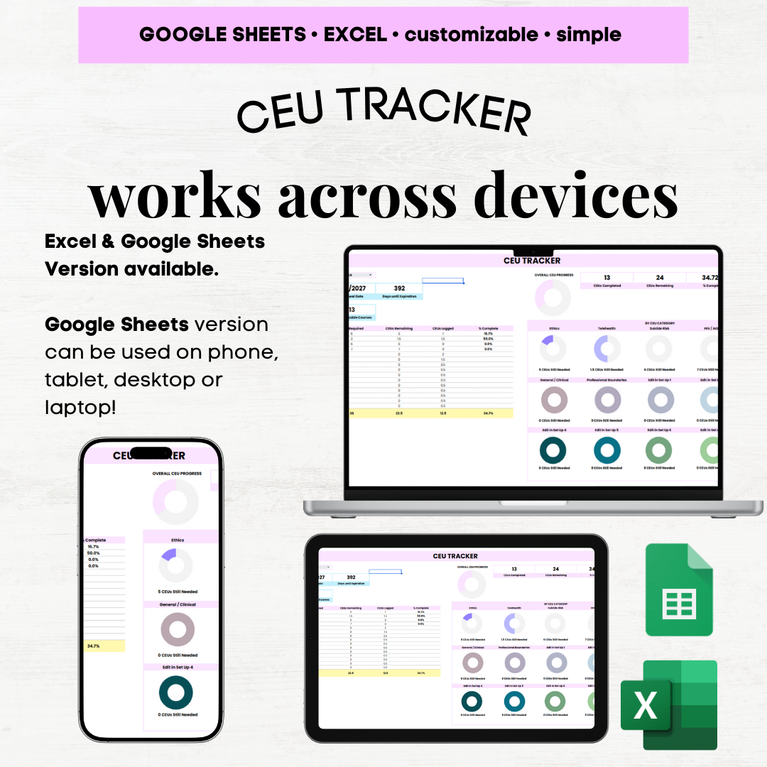 ceu tracker social work ceu tracker excel ceu tracker lmft ceu tracker lcsw ceu tracker lpc ceu tracking log ceu tracker