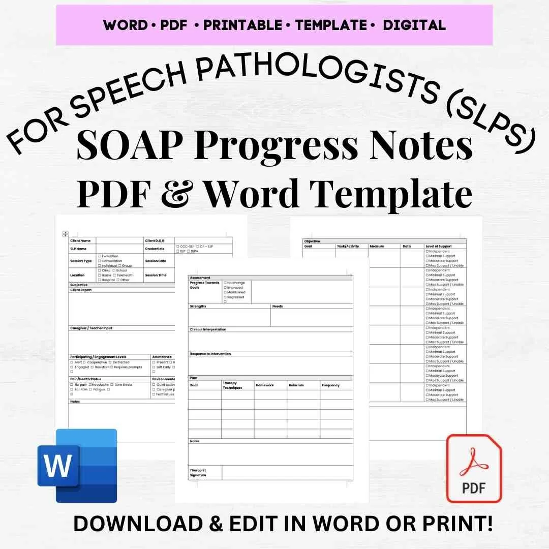 slp soap note template speech therapy soap note template slp soap note soap note slp template soap note speech therapy