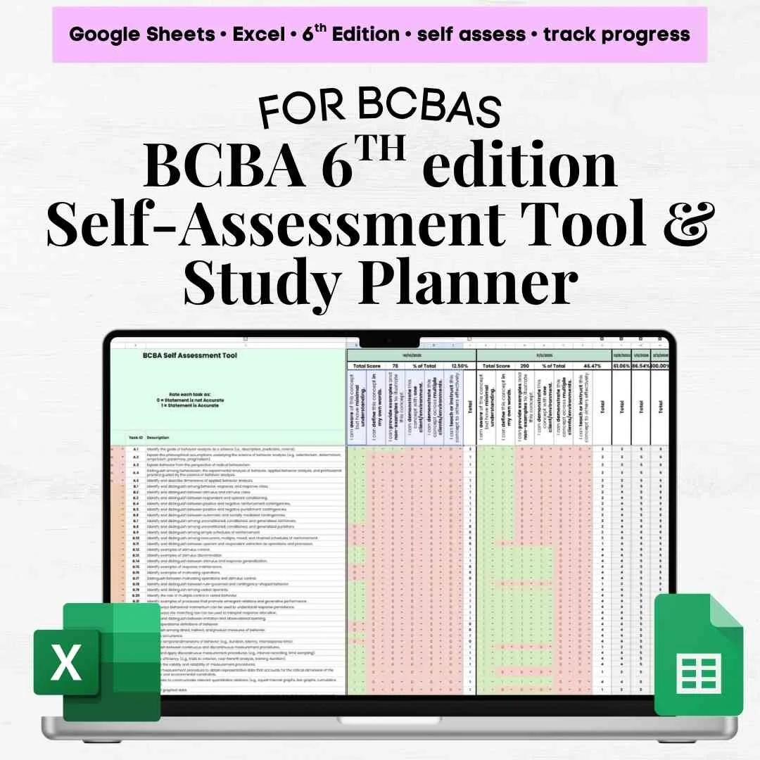 bcba self assessment tool bacb task list self assessment bcba self assessment bcba 6th edition task list self assessment