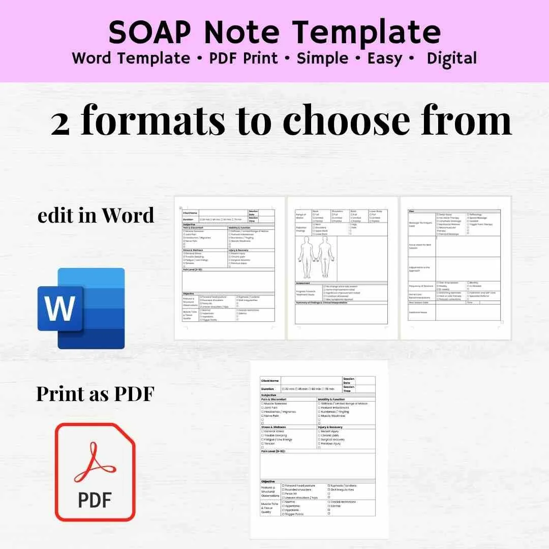 soap note template massage soap note massage therapy soap note massage template soap notes massage therapy template