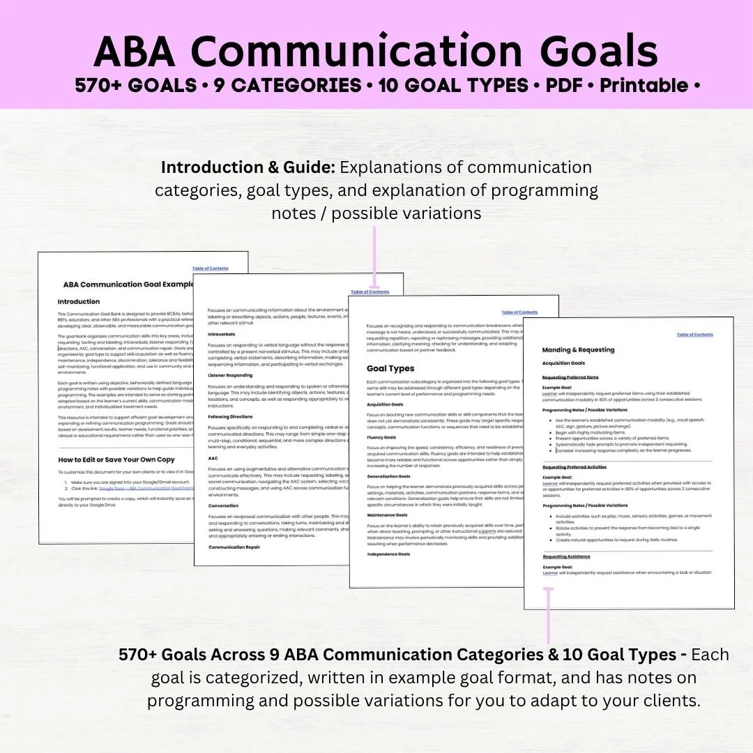 aba communication goals aba communication goal examples aba goal bank, aba goal banks aba goals aba goal examples pdf