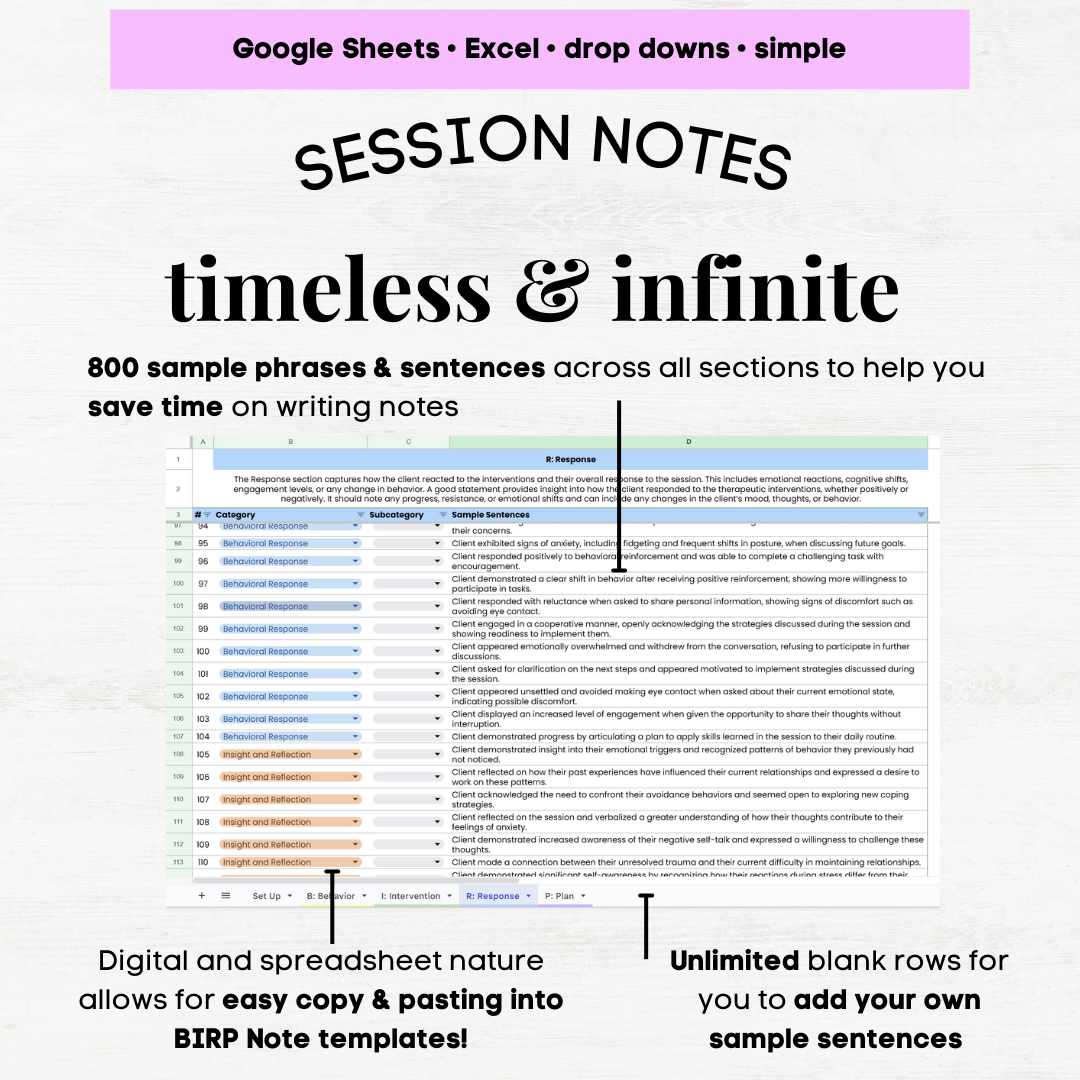 birp note examples birp note therapy birp note cheatsheet birp note example sentences