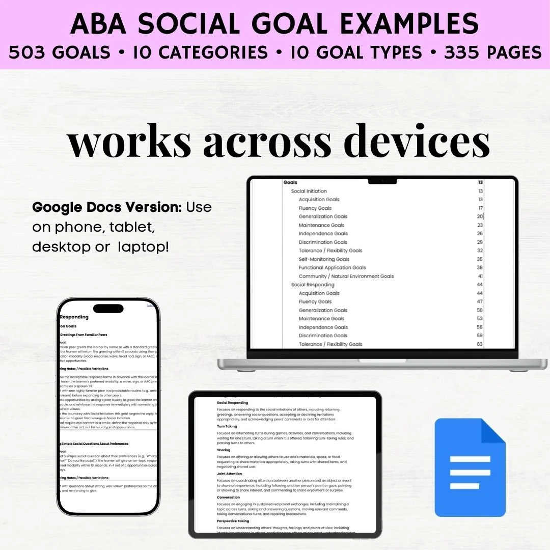aba social skills goals social skills goals aba social goals for students with autism examples of social goal aba social