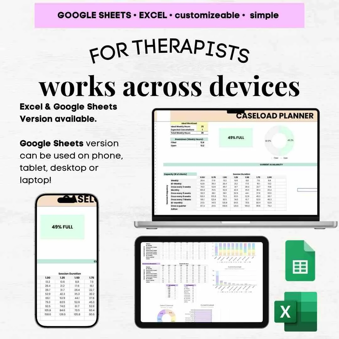 therapist caseload management template therapist caseload spreadsheet therapy caseload therapy caseload spreadsheet