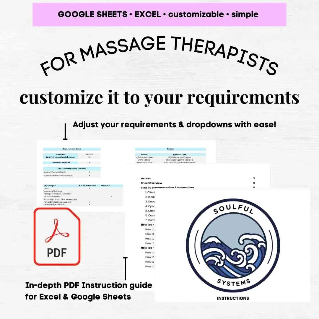 massage ceu tracker ncbtmb ceu tracker ceu massage therapy tracker ceu tracker template ceu tracker template excel