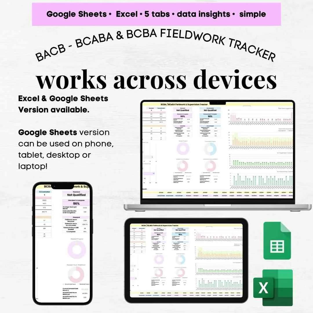 bcba supervision hours tracker bcaba fieldwork tracker bcab fieldwork tracker google sheets bcba fieldwork tracker excel
