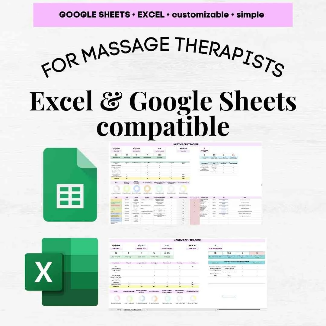 massage ceu tracker ncbtmb ceu tracker ceu massage therapy tracker ceu tracker template ceu tracker template excel