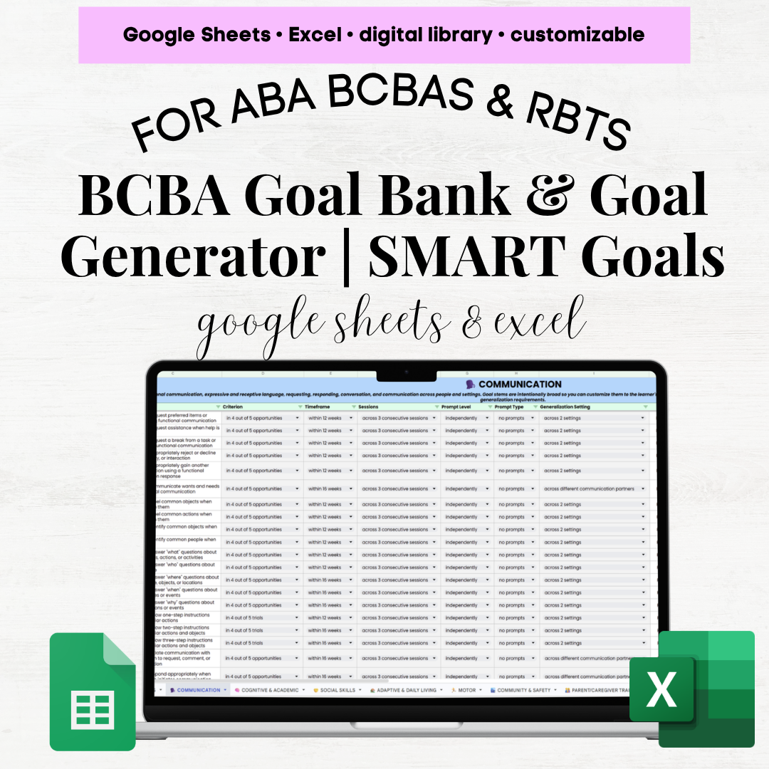 BCBA Goal Bank