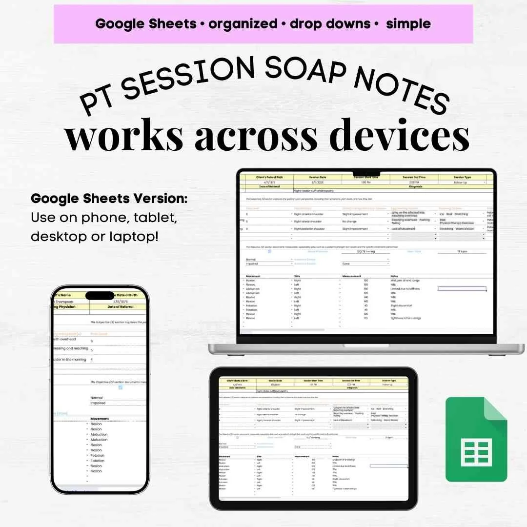 physical therapy soap note template pt soap note pt soap note template pt soap note example pt soap note assessment