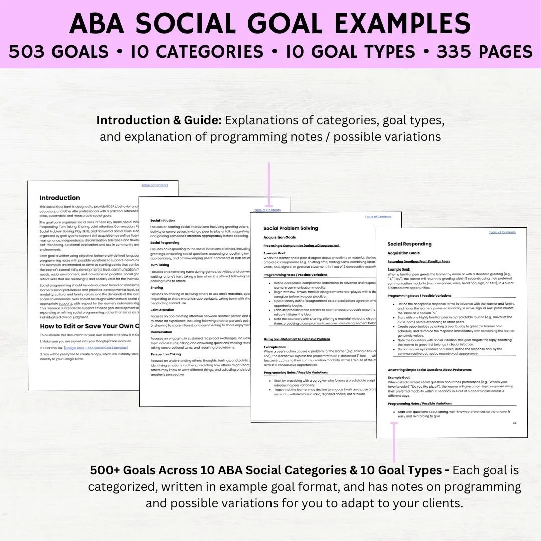 aba social skills goals social skills goals aba social goals for students with autism examples of social goal aba social