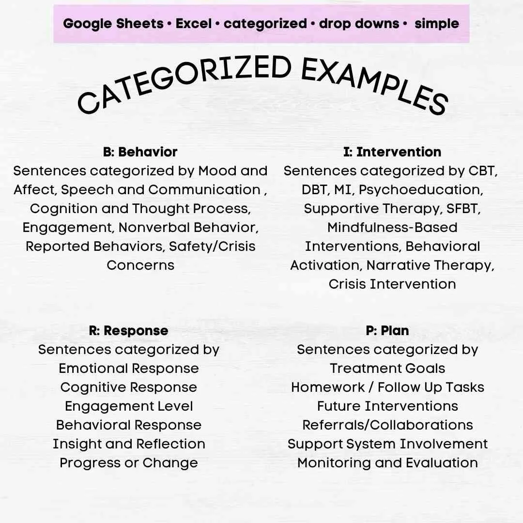 birp note examples birp notes example how to write a birp note birp note therapy birp progress note example