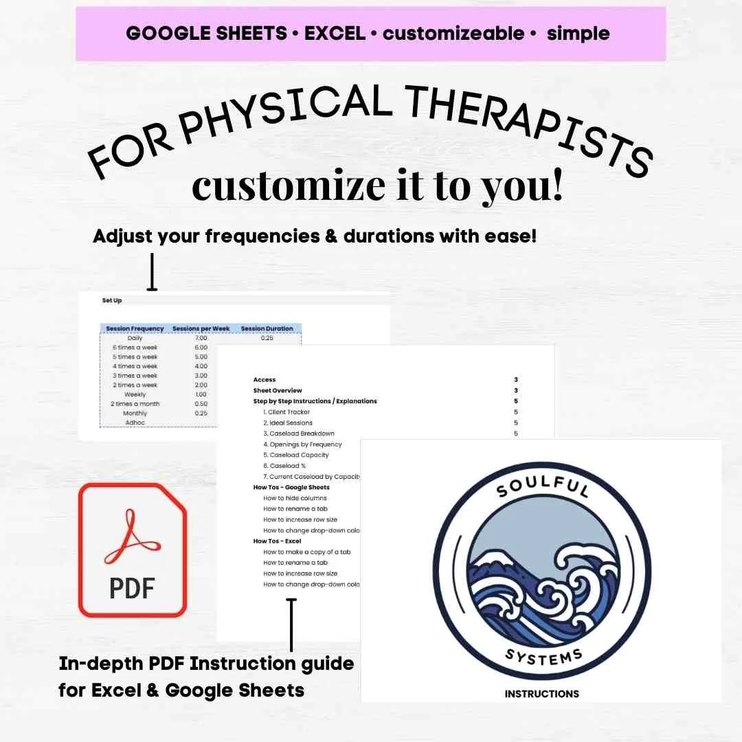 physical therapy workload calculator physical therapist workload physiotherapy caseload management pt caseload tracker