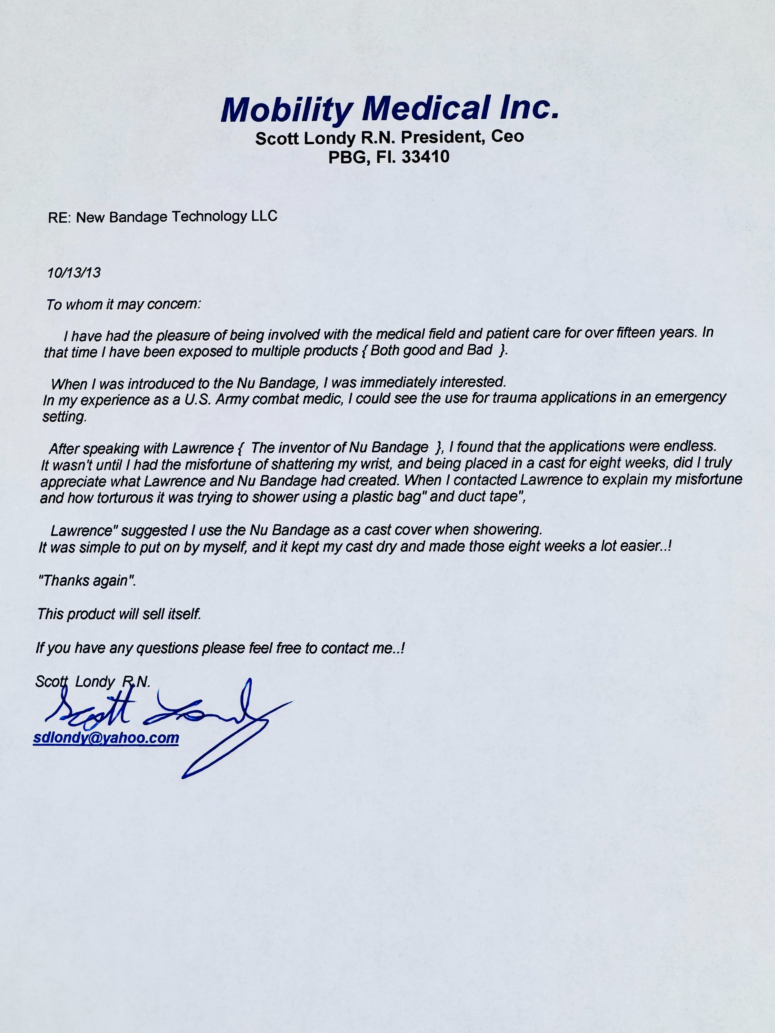 Mobility Medical Inc.