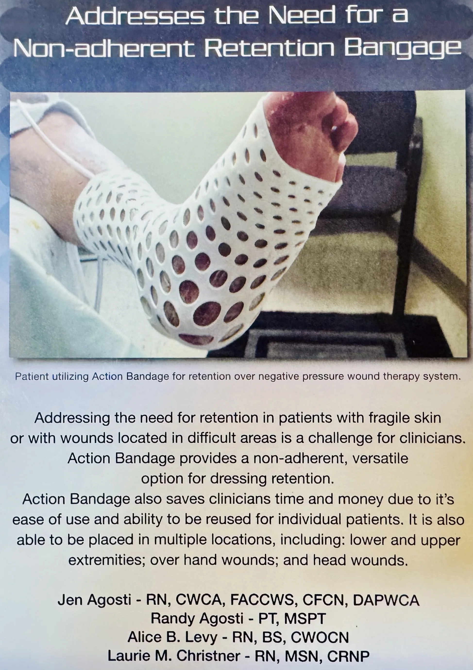 Non-adherent Retention Bangage