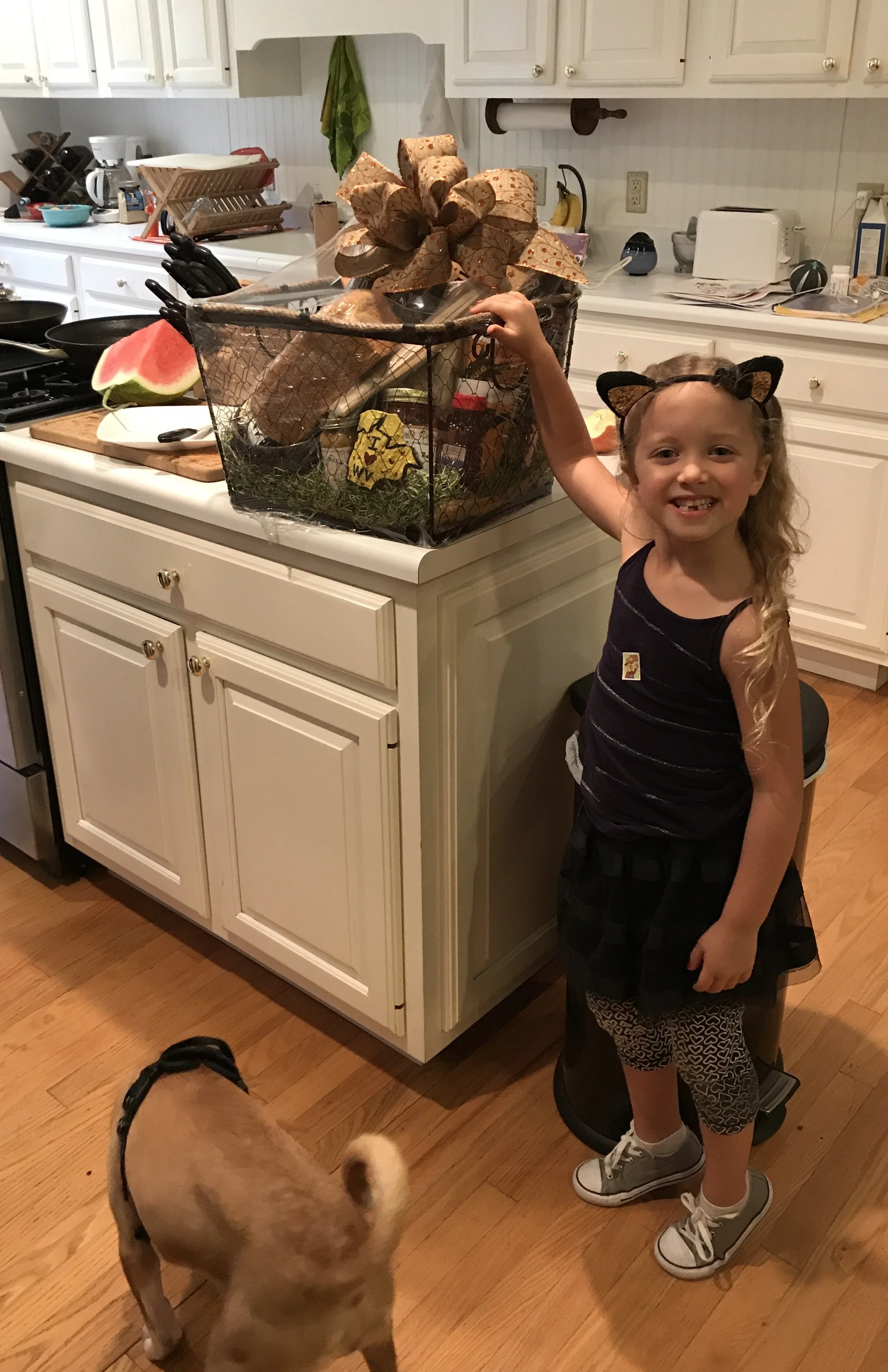 little Anni in our new home