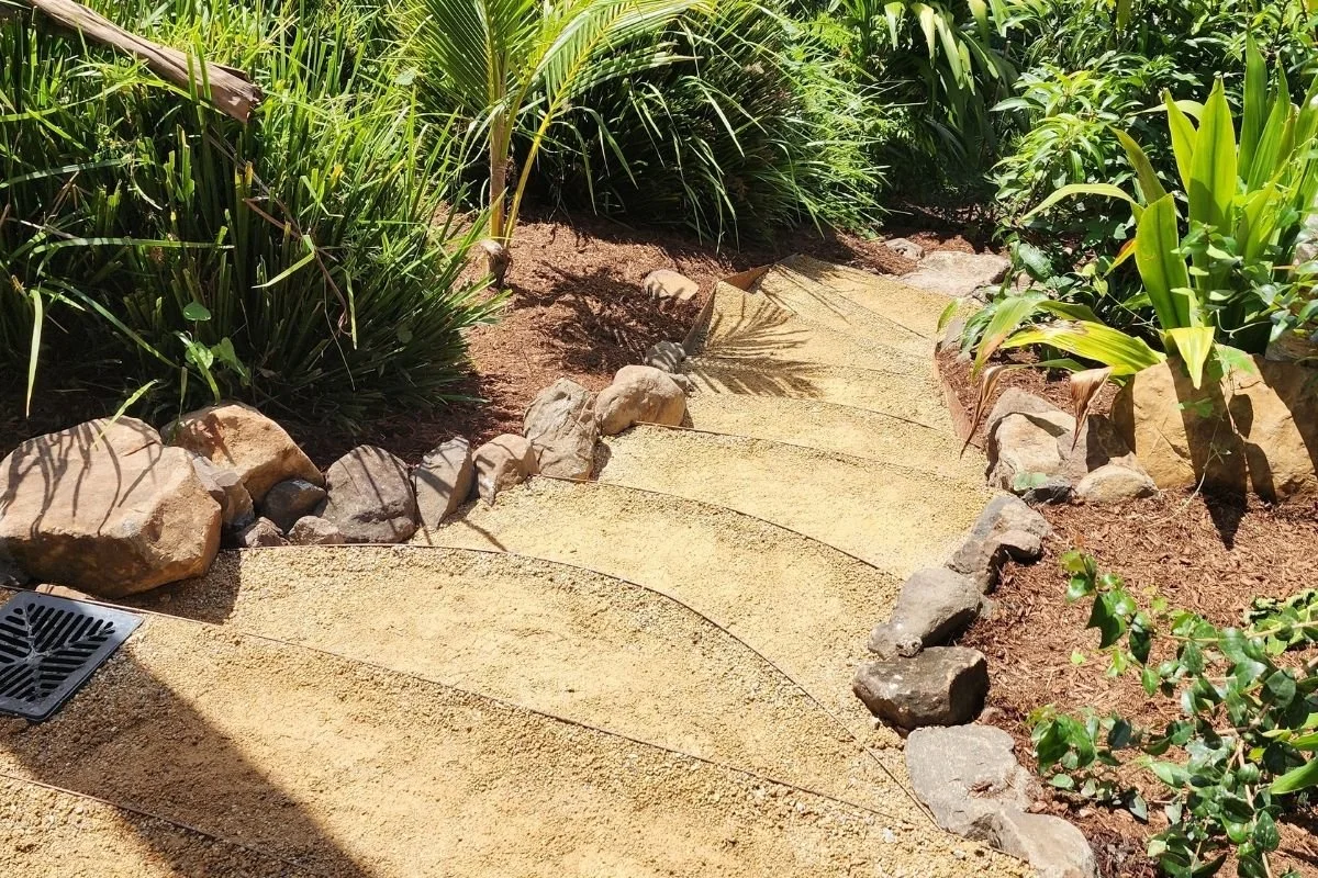 Ocean Shores Corten Steel Stairs