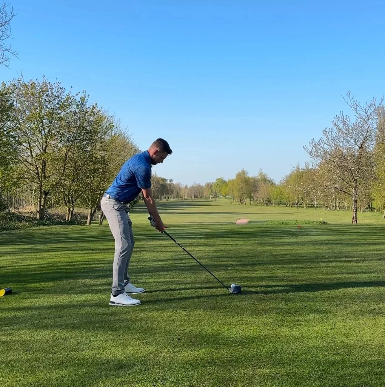 Golfer on the golf course
