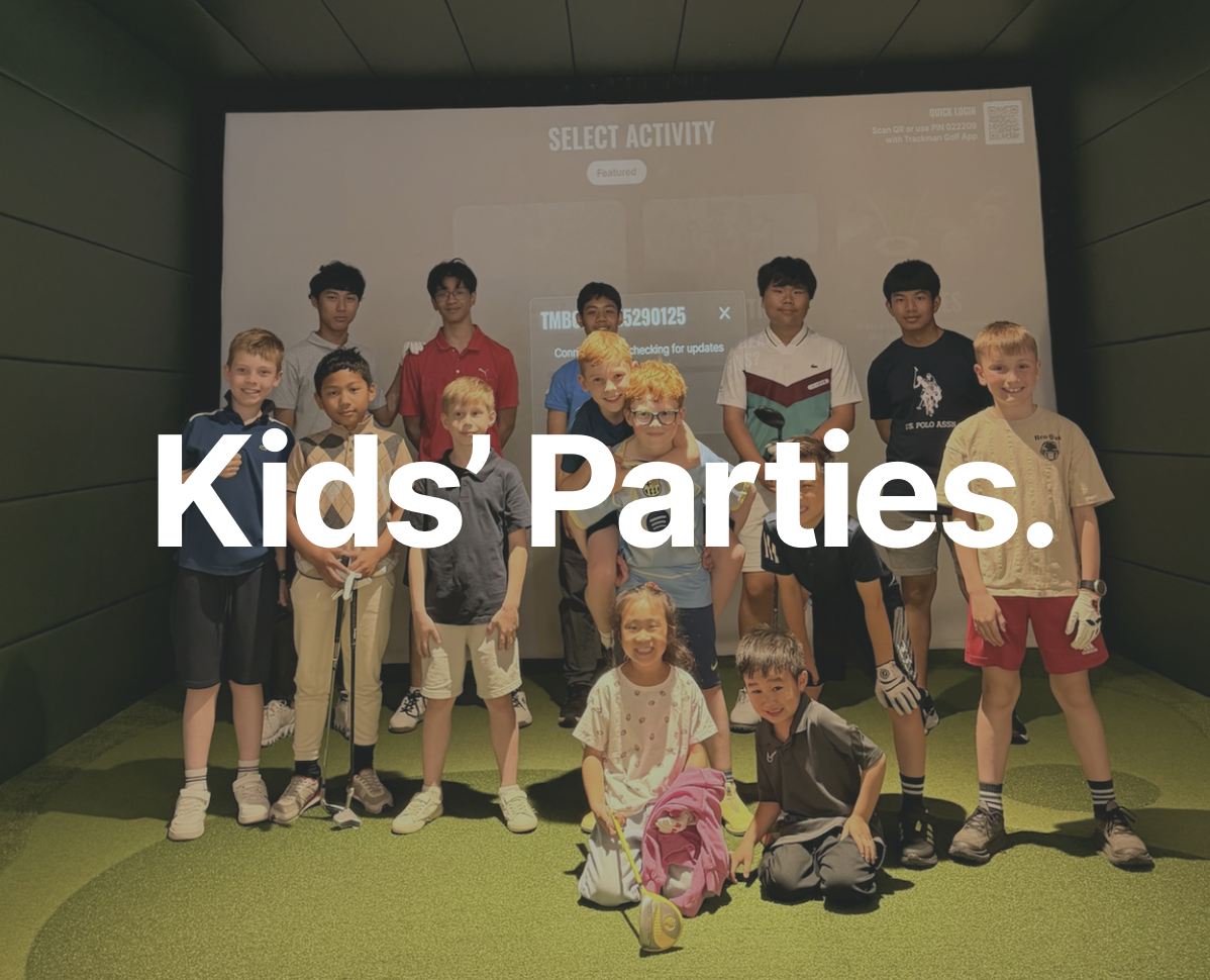 Kids' group photo at a party