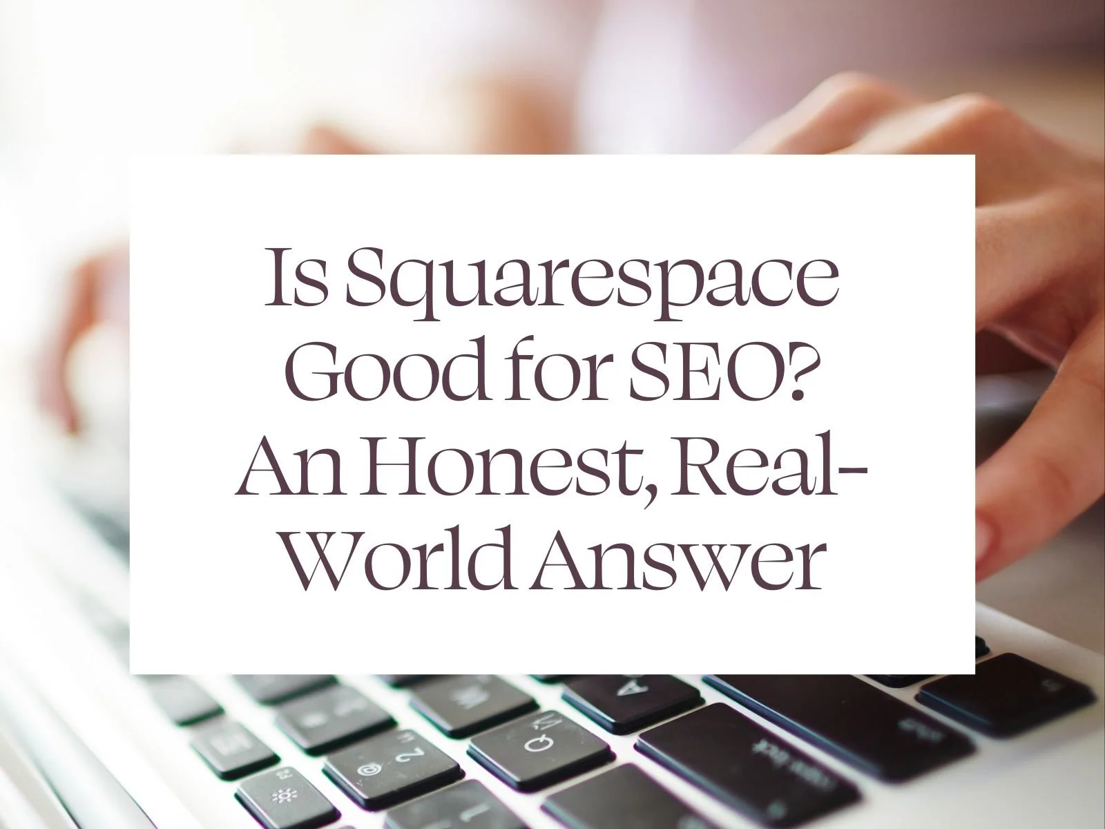 Is Squarespace good for SEO