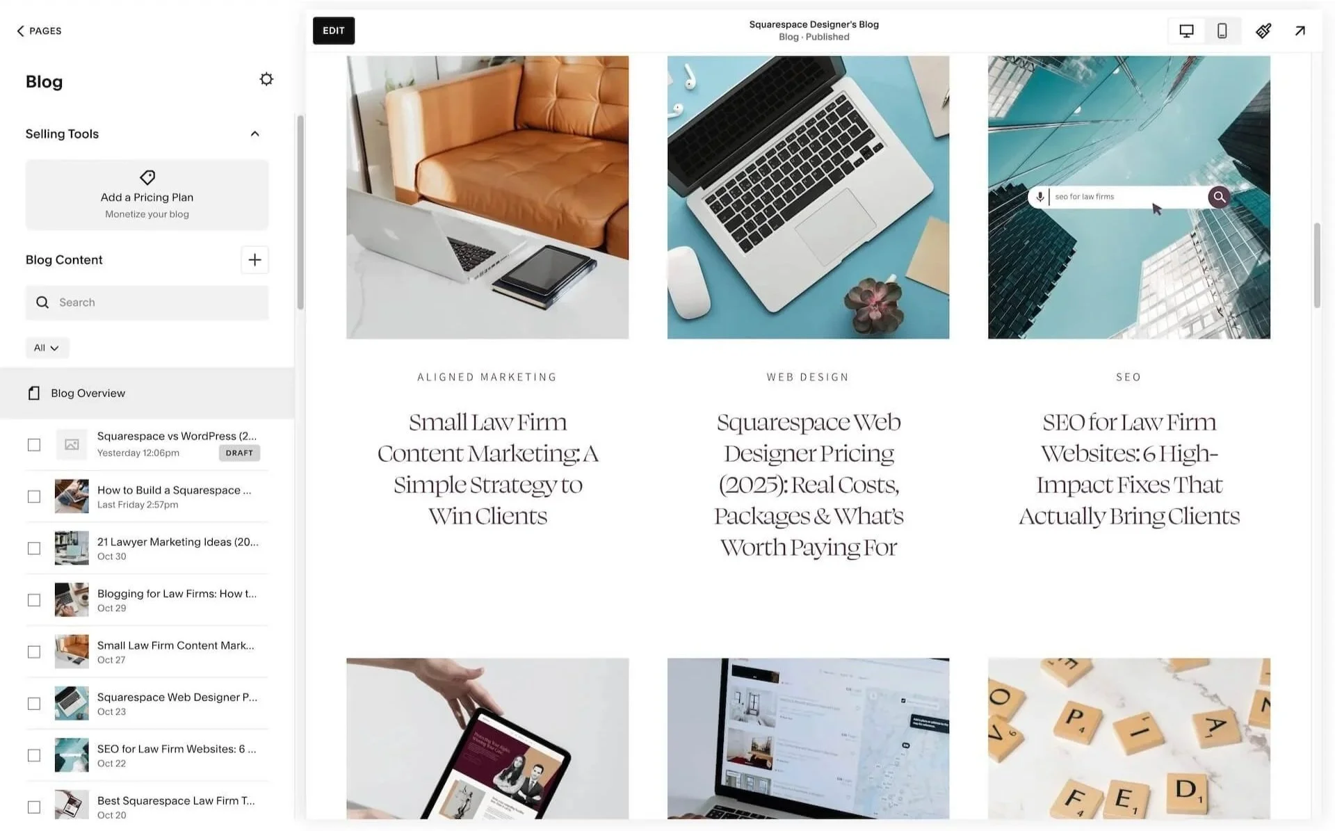 Squarespace vs Wordpress for Blog - Squarespace is just as good for blogging
