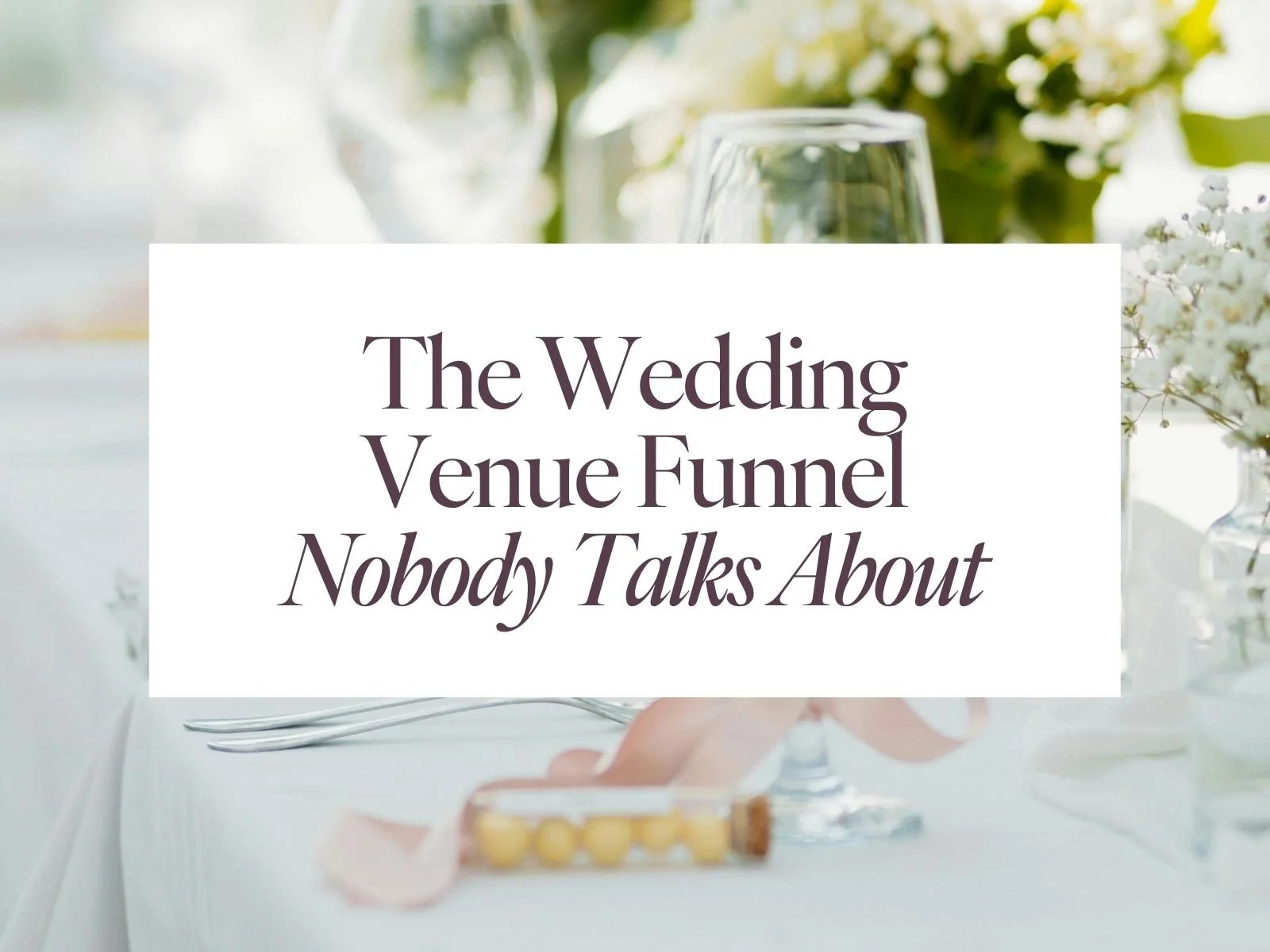 Wedding Venue Funnel